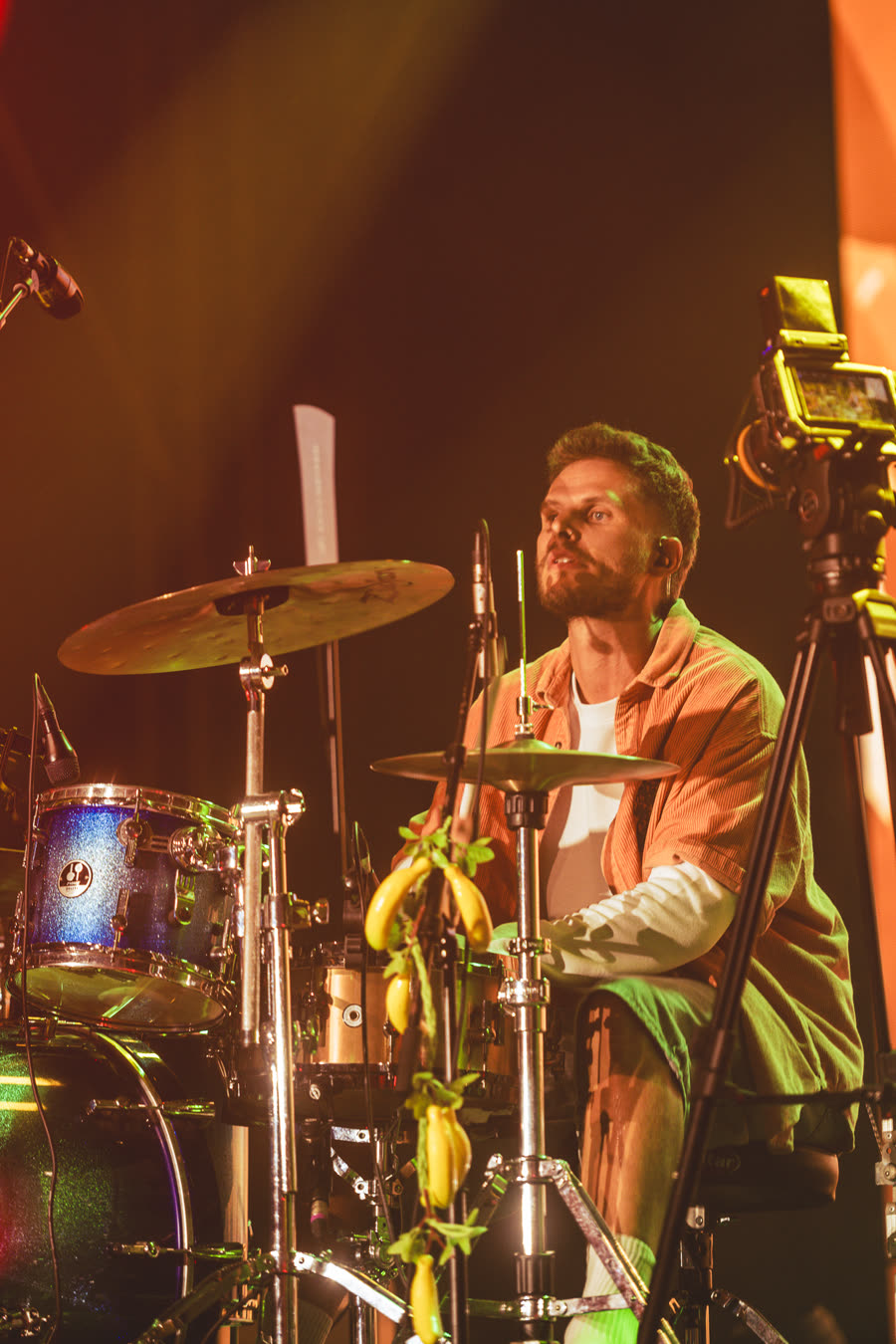 Georg on drums