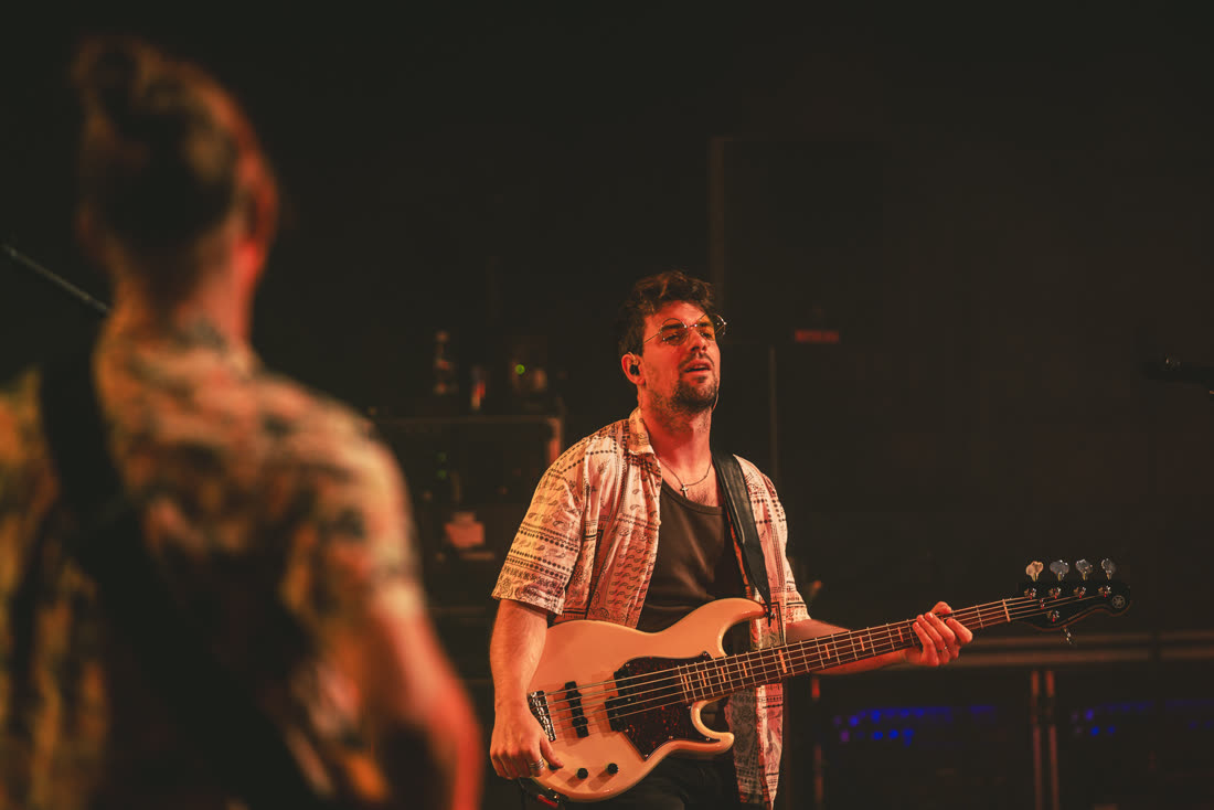 Richard on bass